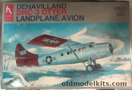 Hobby Craft 1/72 De Havilland DHC-3 Otter USAF Arctic Supply or RCAF 411 Sq. CRB Downsview, HC1396 plastic model kit